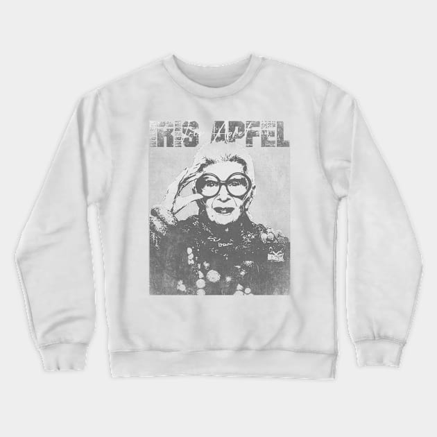 Iris-Apfel Crewneck Sweatshirt by Shelter Art Space